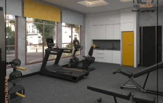 EDITED GYM2 پروژه مسکونی حیات 4
