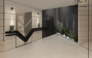 LOBBY4 y پروژه مسکونی حیات 4